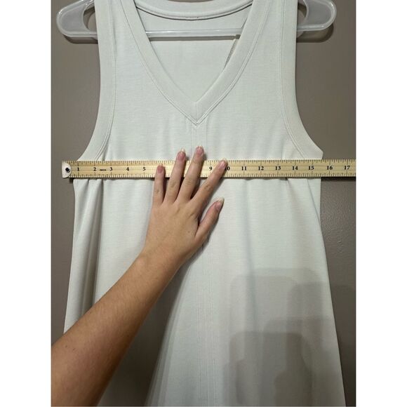 NWOT Lululemon Ease of It All Graphite Grey Slit Front Maxi Dress Women's 6US - Picture 4 of 10